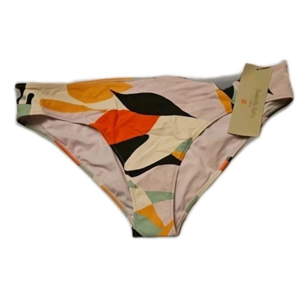 Sweaty Betty London Women's 2XL Geometric Retro Bikini Swimsuit Bottoms BNWT